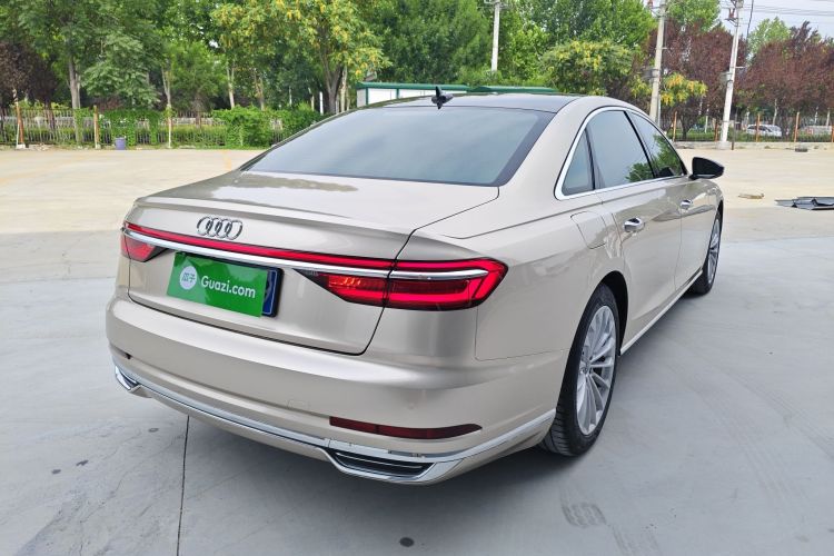 Used Audi A8 2021 A8L 50 TFSI quattro Comfort Model Rear Right 45 Deg