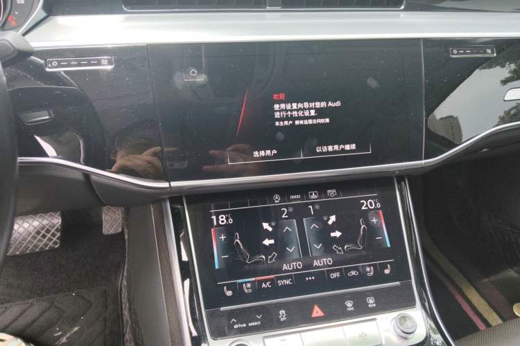 Used Audi A8 2022 A8L 50 TFSI quattro Comfort Edition Collector's Model Audio And AC Panel
