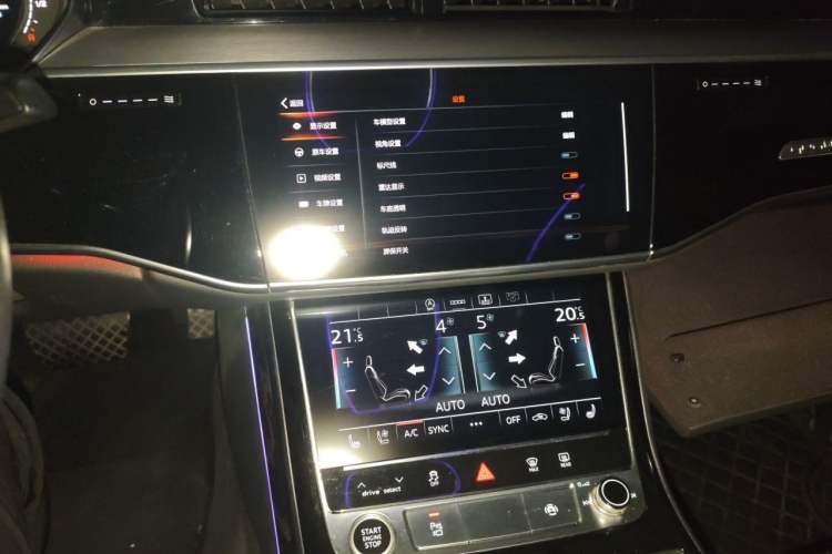 Used Audi A8 2022 A8L 50 TFSI quattro Comfort Edition Collector's Model Audio And AC Panel