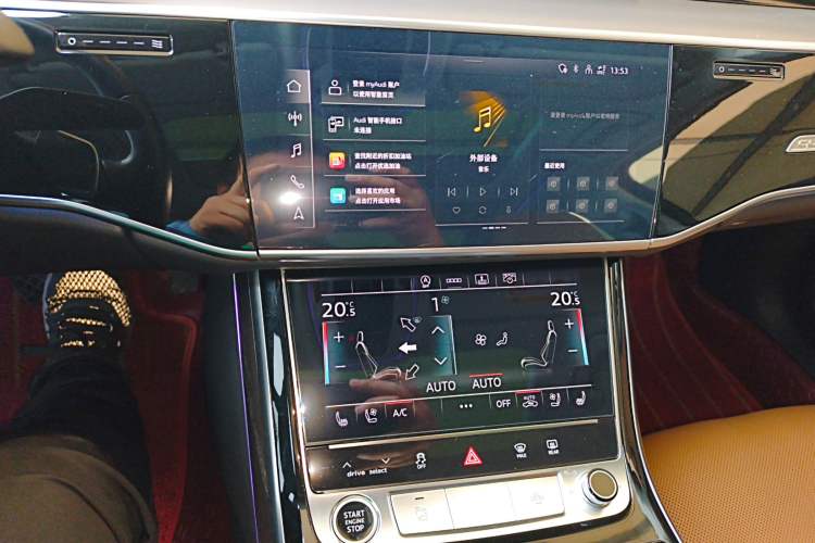 Used Audi A8 2022 A8L 50 TFSI quattro Comfort Edition Collector's Model Audio And AC Panel