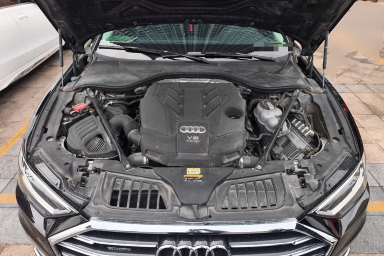 Used Audi A8 2022 A8L 50 TFSI quattro Comfort Edition Collector's Model Engine Bay