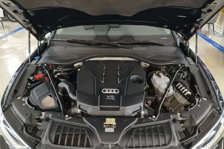 Used Audi A8 2022 A8L 50 TFSI quattro Comfort Edition Collector's Model Engine Bay