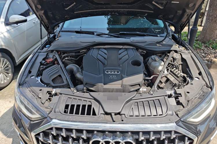 Used Audi A8 2022 A8L 50 TFSI quattro Comfort Edition Collector's Model Engine Bay