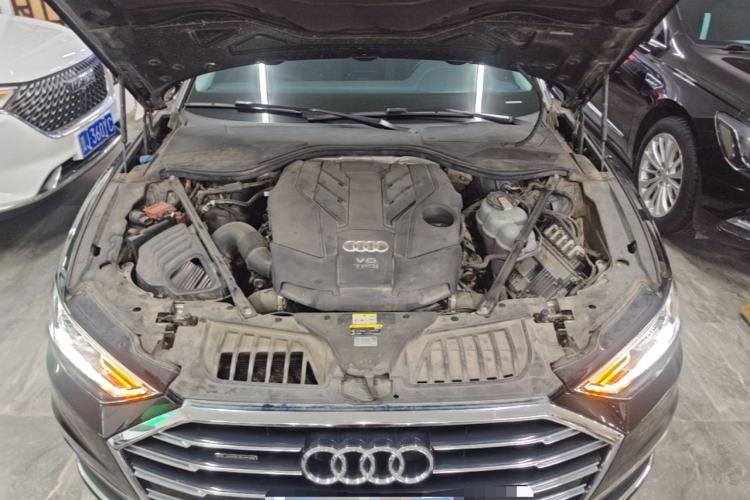 Used Audi A8 2022 A8L 50 TFSI quattro Comfort Edition Collector's Model Engine Bay