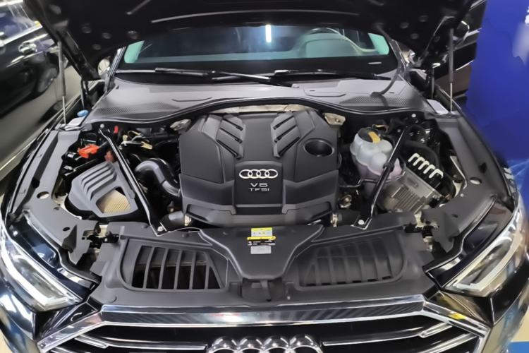 Used Audi A8 2022 A8L 50 TFSI quattro Comfort Edition Collector's Model Engine Bay