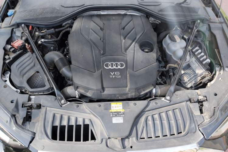 Used Audi A8 2022 A8L 50 TFSI quattro Comfort Edition Collector's Model Engine Bay