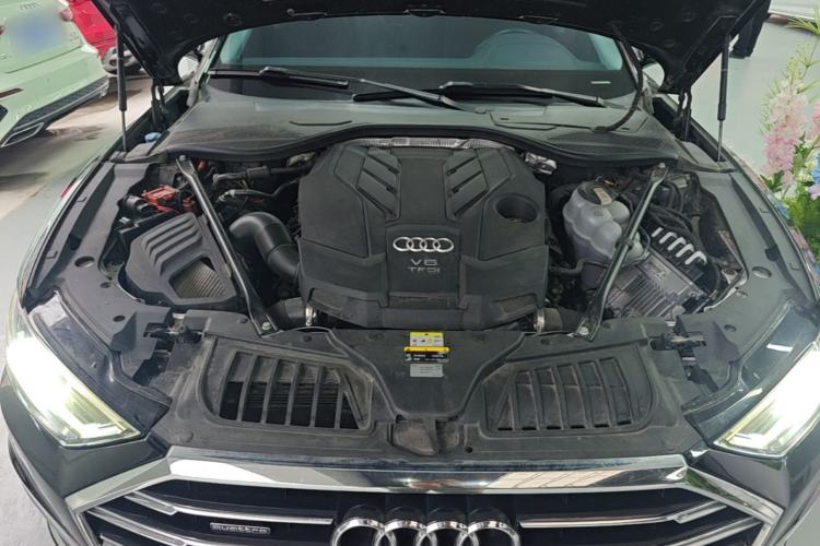 Used Audi A8 2022 A8L 50 TFSI quattro Comfort Edition Collector's Model Engine Bay