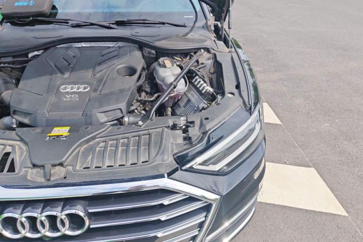 Used Audi A8 2022 A8L 50 TFSI quattro Comfort Edition Collector's Model Engine Bay Left