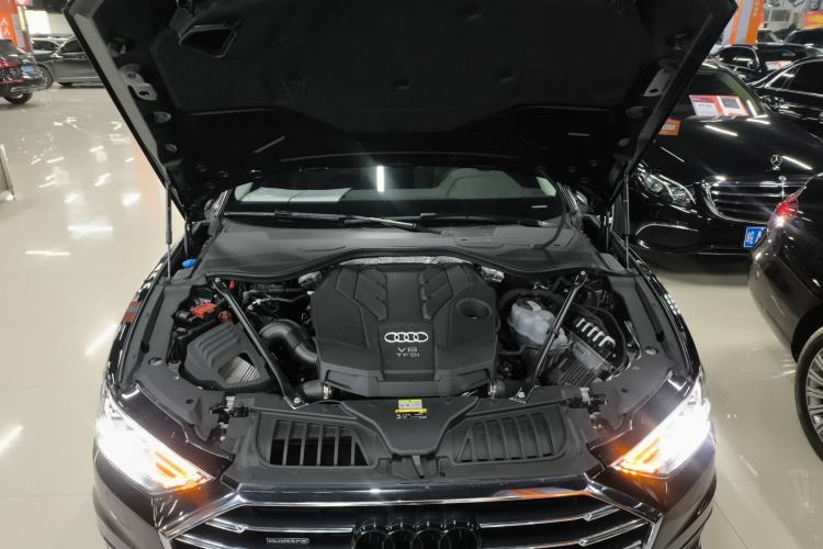 Used Audi A8 2022 A8L 50 TFSI quattro Comfort Edition Collector's Model Engine Bay