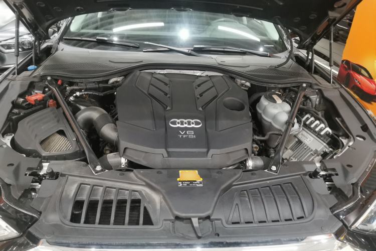 Used Audi A8 2022 A8L 50 TFSI quattro Comfort Edition Collector's Model Engine Bay