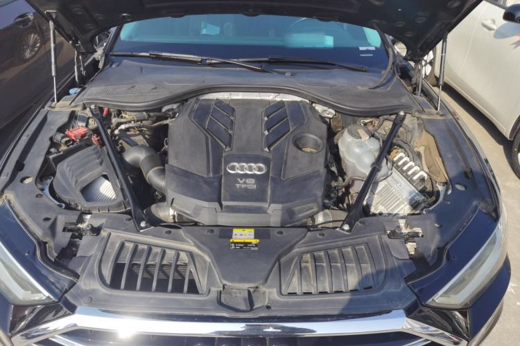 Used Audi A8 2022 A8L 50 TFSI quattro Comfort Edition Collector's Model Engine Bay