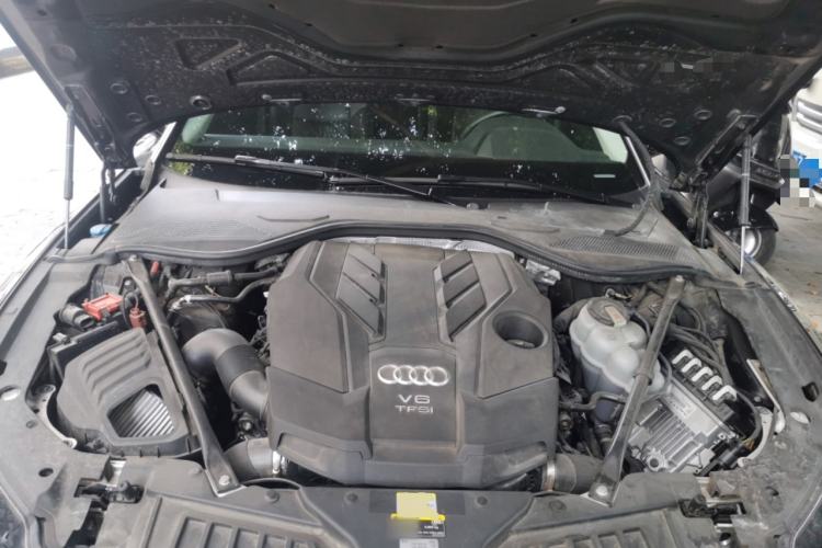 Used Audi A8 2022 A8L 50 TFSI quattro Comfort Edition Collector's Model Engine Bay