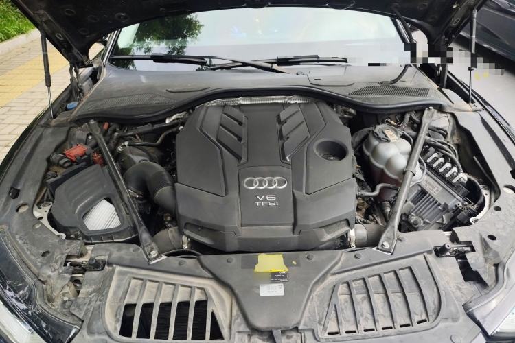 Used Audi A8 2022 A8L 55 TFSI quattro Luxury Edition Collector's Model Engine Bay