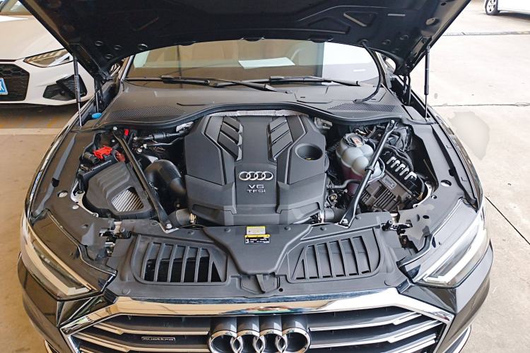 Used Audi A8 2022 A8L 50 TFSI quattro Comfort Edition Collector's Model Engine Bay