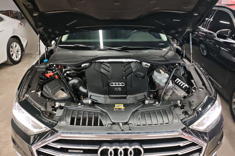 Used Audi A8 2022 A8L 50 TFSI quattro Comfort Edition Collector's Model Engine Bay