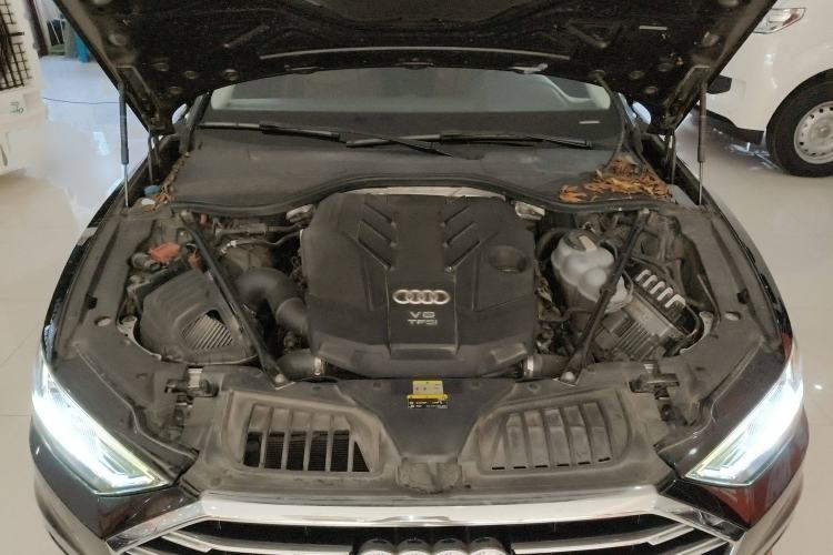 Used Audi A8 2022 A8L 50 TFSI quattro Comfort Edition Collector's Model Engine Bay