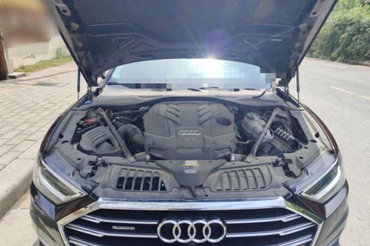 Used Audi A8 2022 A8L 50 TFSI quattro Comfort Edition Collector's Model Engine Bay