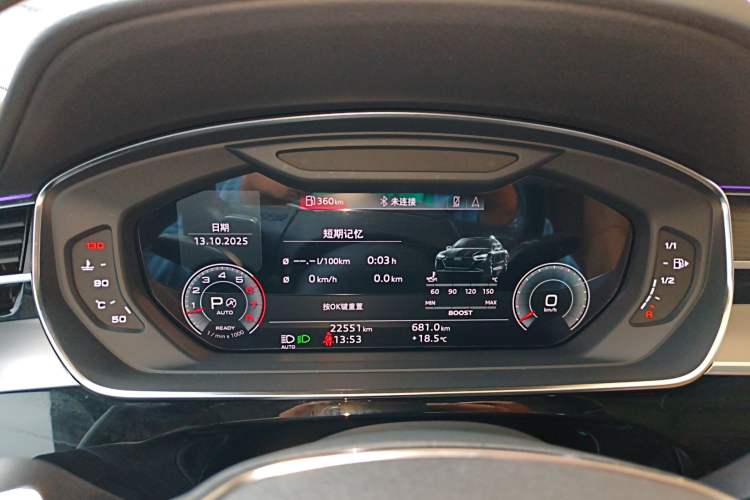 Used Audi A8 2022 A8L 50 TFSI quattro Comfort Edition Collector's Model Instrument Cluster