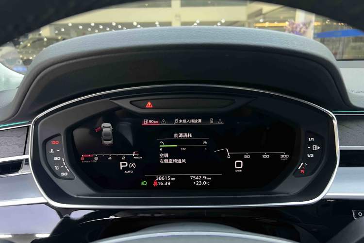 Used Audi A8 2022 A8L 50 TFSI quattro Comfort Edition Collector's Model Odometer Close Up