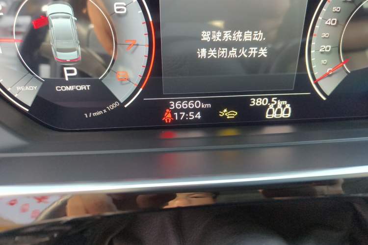 Used Audi A8 2022 A8L 55 TFSI quattro Luxury Edition Collector's Model Odometer Close Up