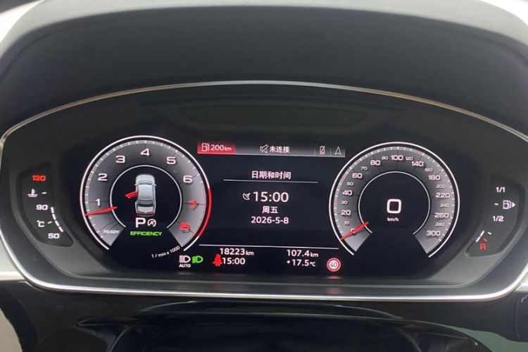 Used Audi A8 2022 A8L Horch Founder's Edition Legendary Model Odometer Close Up