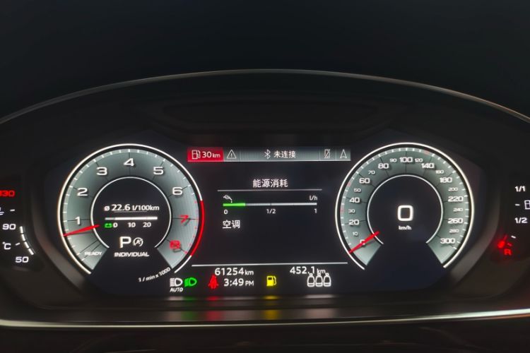 Used Audi A8 2022 A8L 50 TFSI quattro Comfort Edition Collector's Model Odometer Close Up