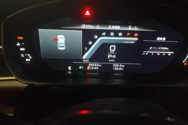 Used Audi A8 2022 A8L 50 TFSI quattro Comfort Edition Collector's Model Odometer Close Up
