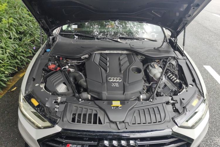 Used Audi A8 2022 A8L 55 TFSI quattro Prestige Collection Edition Engine Bay