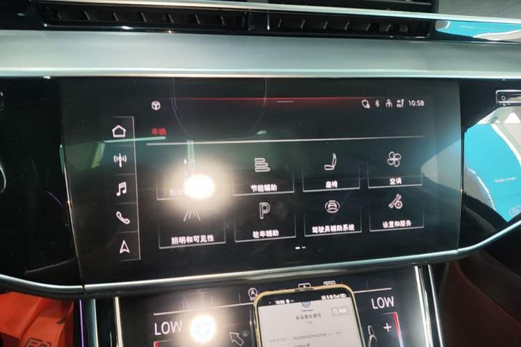 Used Audi A8 2023 A8L 45 TFSI quattro Luxury Model Audio And AC Panel