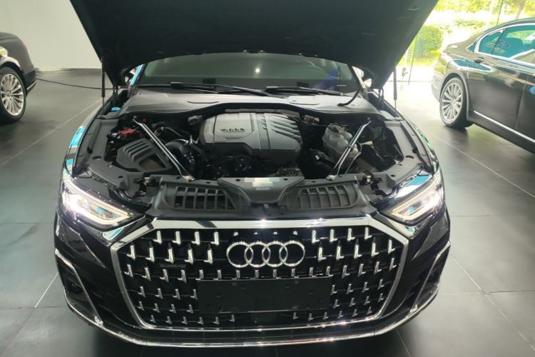 Used Audi A8 2023 A8L 45 TFSI quattro Luxury Model Engine Bay