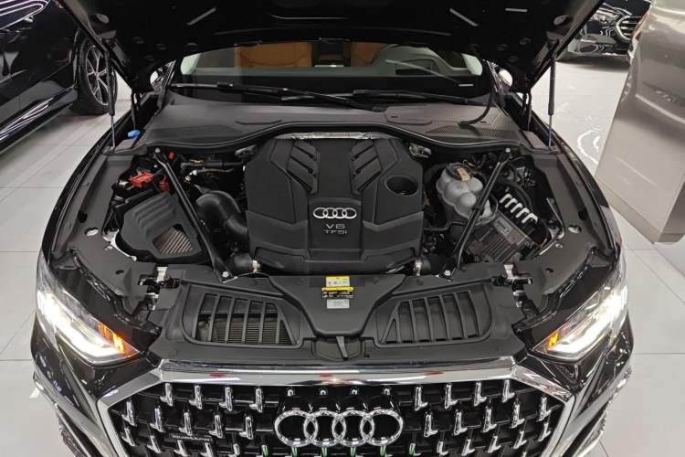 Used Audi A8 2023 A8L 55 TFSI quattro Flagship Model Engine Bay