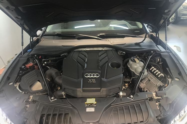 Used Audi A8 2023 A8L 55 TFSI quattro Flagship Model Engine Bay