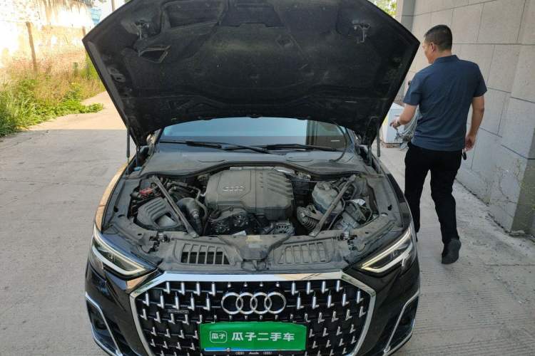 Used Audi A8 2023 A8L 45 TFSI quattro Luxury Model Engine Bay
