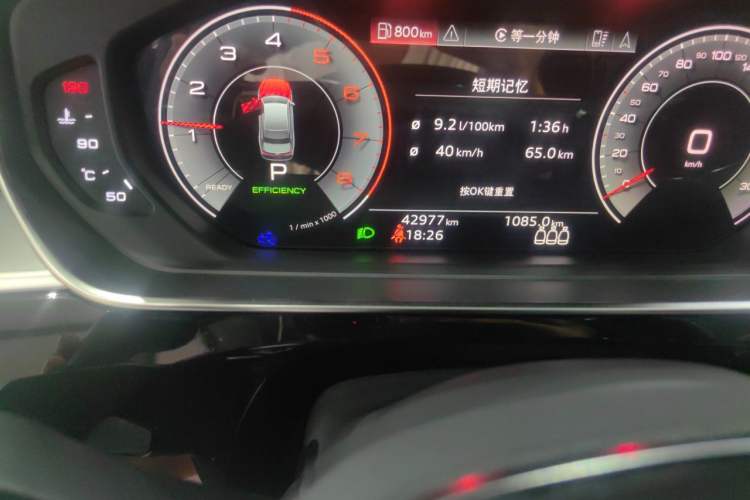 Used Audi A8 2023 A8L 50 TFSI quattro Prestige Edition Odometer Close Up