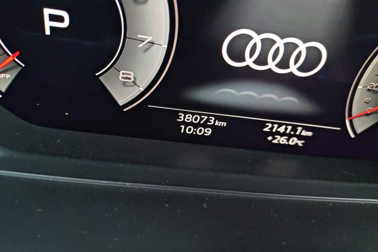 Used Audi A8 2023 A8L 50 TFSI quattro Prestige Edition Odometer Close Up