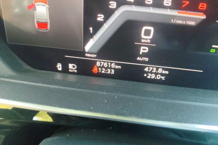 Used Audi A8 2023 A8L 50 TFSI quattro Prestige Edition Odometer Close Up