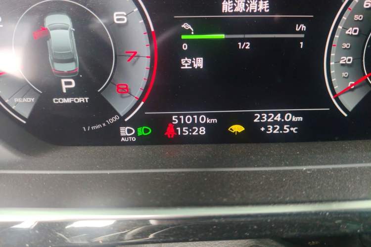 Used Audi A8 2023 A8L 50 TFSI quattro Prestige Edition Odometer Close Up