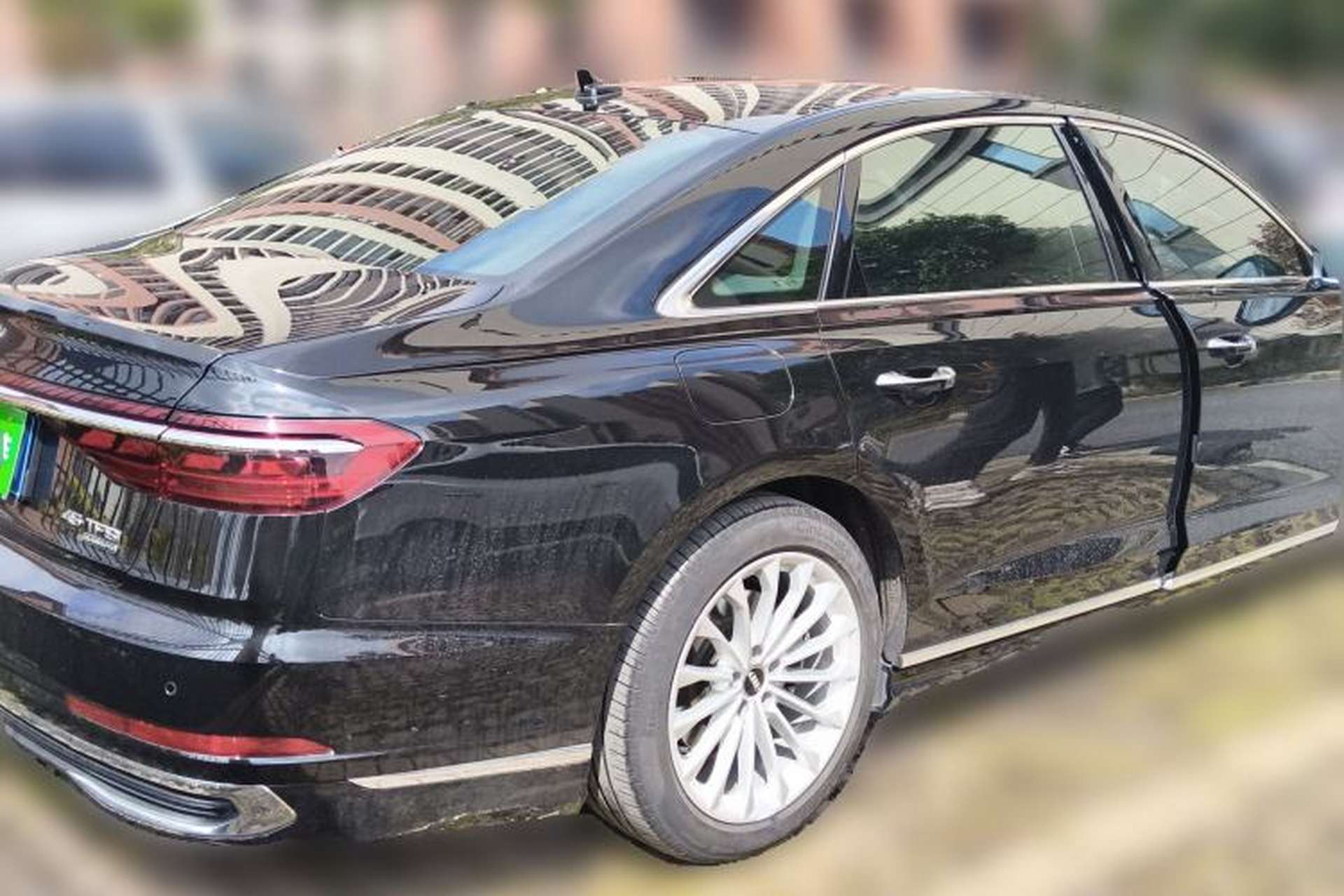 Used Audi A8 2023 A8L 45 TFSI quattro Luxury Model Rear Right 45 Deg