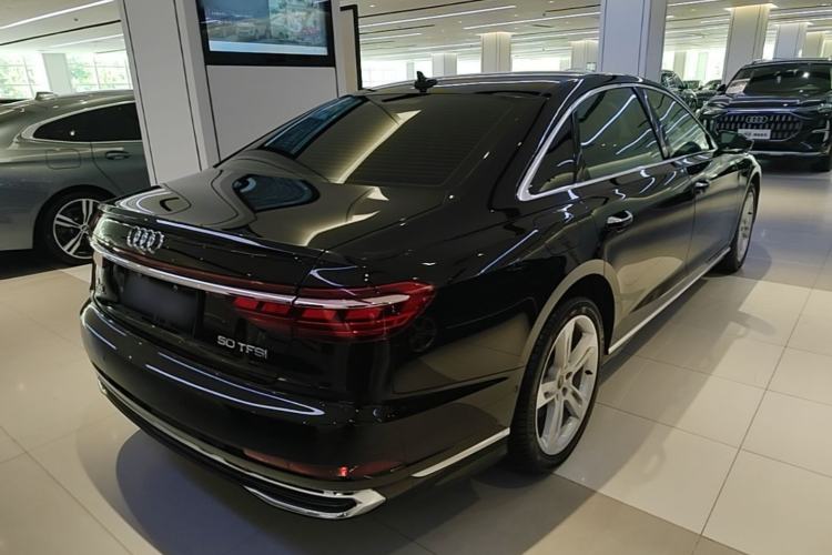 Used Audi A8 2023 A8L 50 TFSI quattro Prestige Edition Rear Right 45 Deg