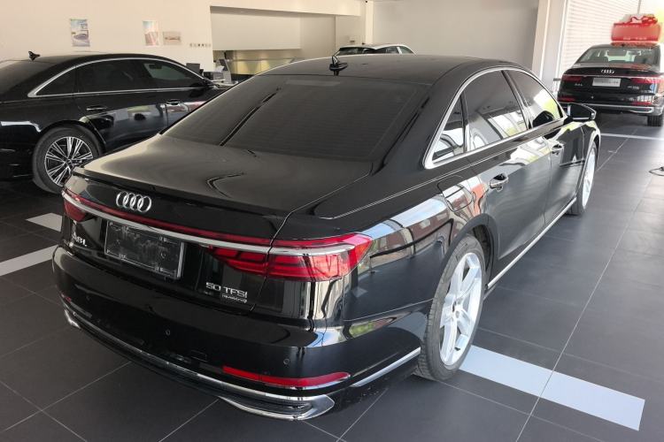 Used Audi A8 2023 A8L 50 TFSI quattro Prestige Edition Rear Right 45 Deg