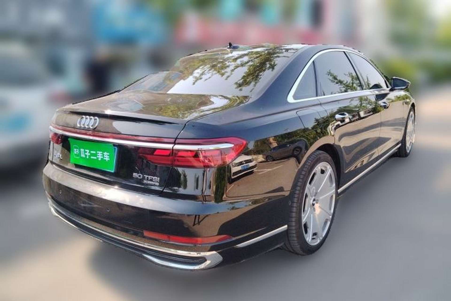Used Audi A8 2023 A8L 50 TFSI quattro Prestige Edition Rear Right 45 Deg