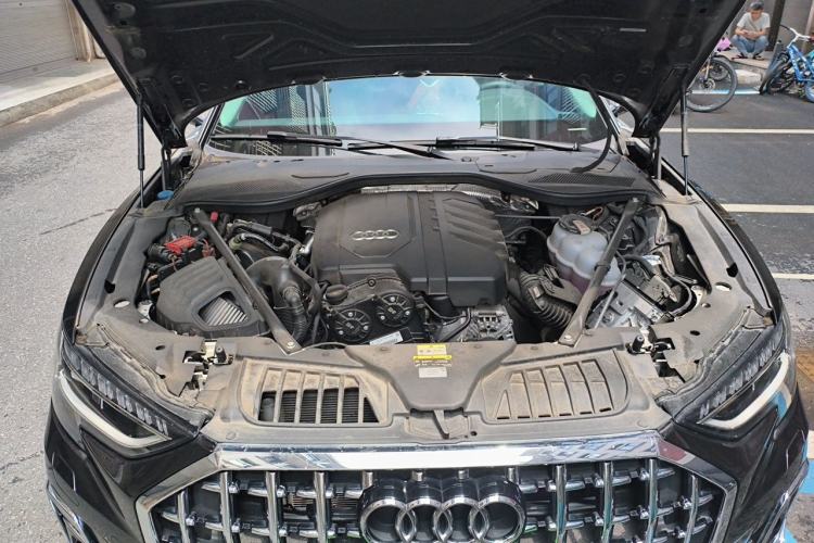 Used Audi A8 2024 A8L 45 TFSI quattro Luxury Model Engine Bay