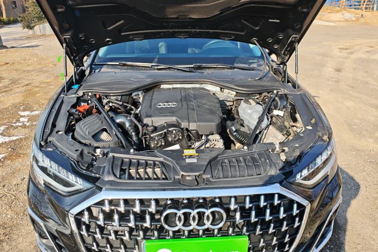 Used Audi A8 2024 A8L 45 TFSI quattro Luxury Model Engine Bay