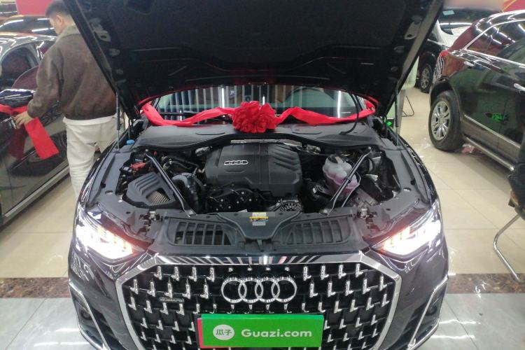 Used Audi A8 2024 A8L 45 TFSI quattro Luxury Model Engine Bay