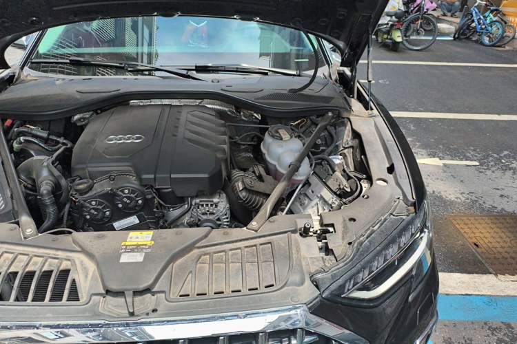 Used Audi A8 2024 A8L 45 TFSI quattro Luxury Model Engine Bay Left