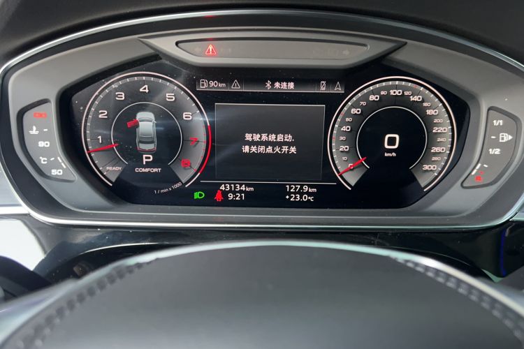 Used Audi A8 2024 A8L 50 TFSI quattro Prestige Edition Odometer Close Up