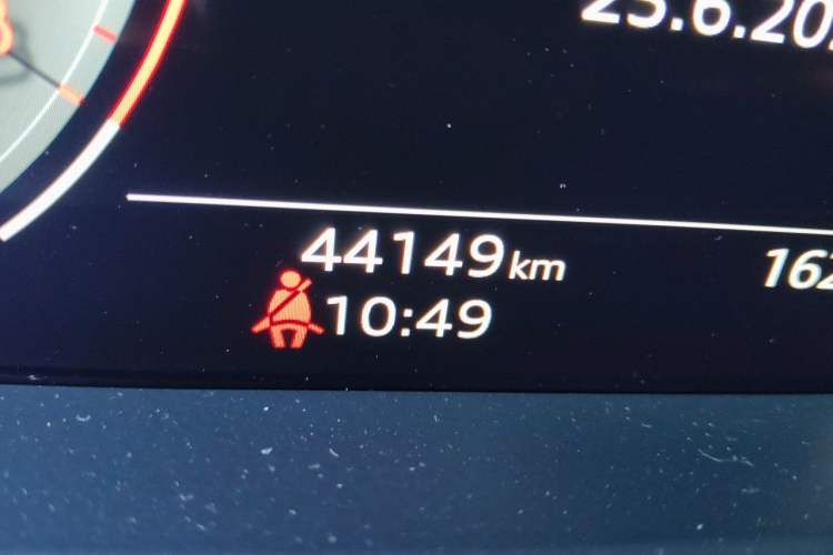 Used Audi A8 2024 A8L 50 TFSI quattro Prestige Edition Odometer Close Up