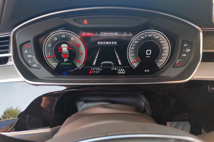 Used Audi A8 2024 A8L 50 TFSI quattro Prestige Edition Odometer Close Up