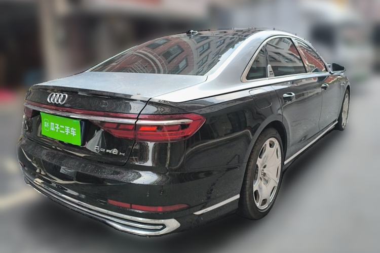 Used Audi A8 2024 A8L 45 TFSI quattro Luxury Model Rear Right 45 Deg