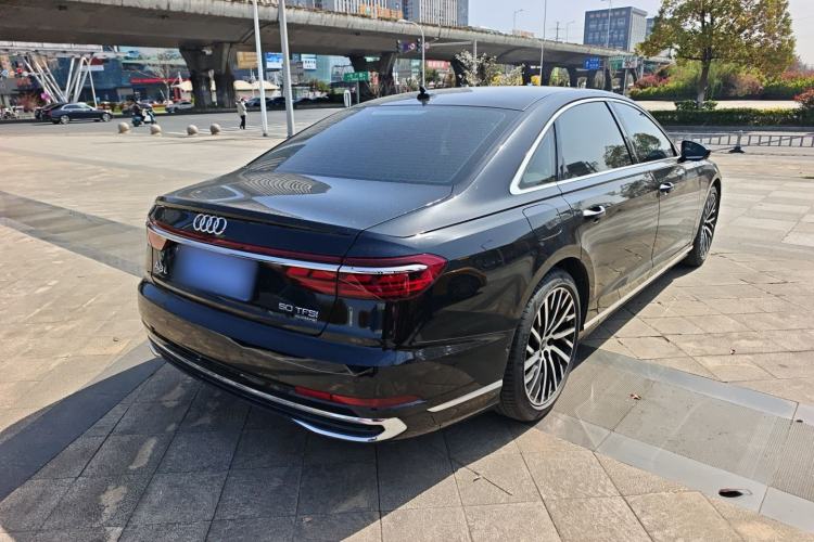 Used Audi A8 2024 A8L 50 TFSI quattro Prestige Edition Rear Right 45 Deg